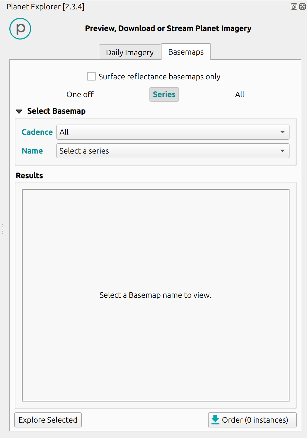 Planet Labs Ordering