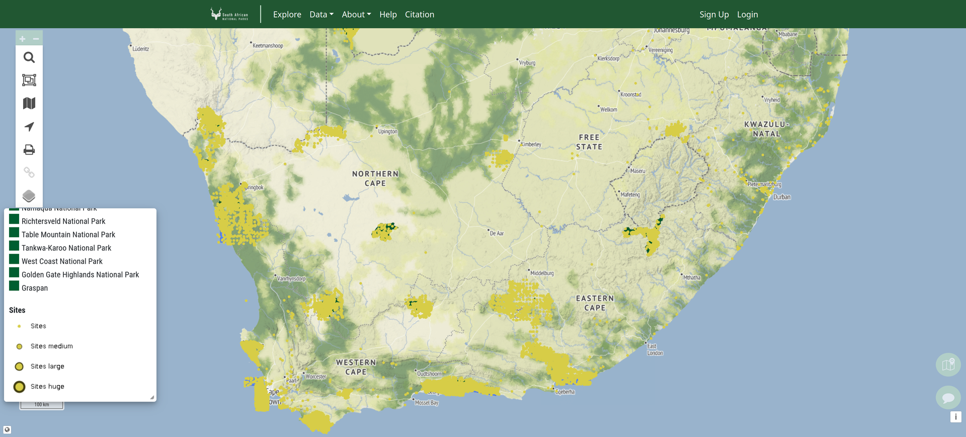 SANParks Biodiversity Information Management System